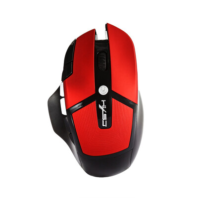 

HXSJ A875R Portable 2400DPI 24GHz Wireless 8 Buttons Cool Optical Mouse
