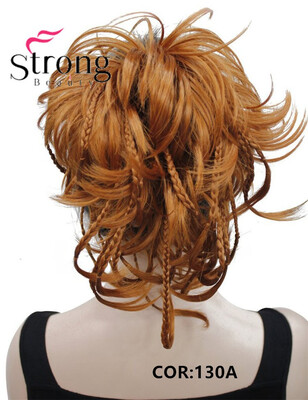 

StrongBeauty 12 Inch Adjustable Messy Style Ponytail Hair Extension Synthetic Hair-Piece with Jaw Claw COLOUR CHOICES