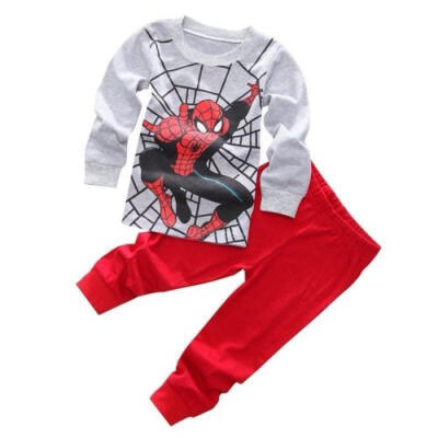 

Cartoon Toddler Kids Baby Boy Outfit Clothes T-shirt Tops Pants Trousers Pajamas