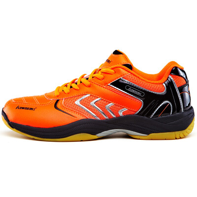 

Kawasaki badminton shoes comfortable breathable anti-skid wear-resistant sports shoes orange 38 yards