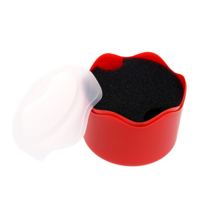 

Fashion Round Plastic Single Watch Box Wristwatch Storage Case with Sponge Cushion