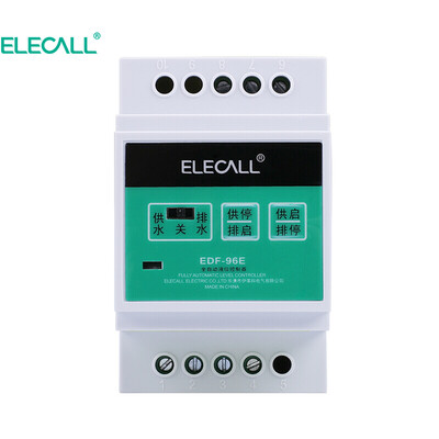 

ELECALL rail type water level controller including probe AC220V automatic intelligent level controller relay switch pump water tank water tower EDF-96E