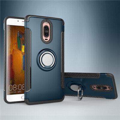 

Fivice Huawei Mate 9 pro case PC metal ring shell magnetic car bracket TPU phone case