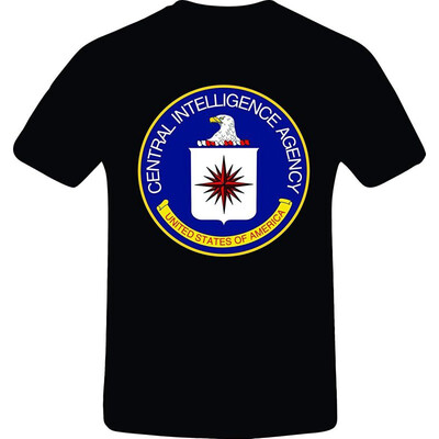 

Central Itelligence agency Best Quality Custom Tshirt BLACK