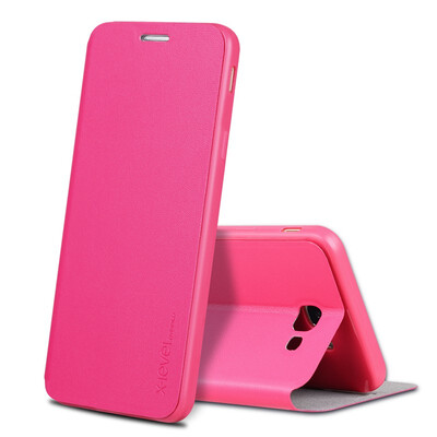 

X-Level Phone Case For Samsung Galaxy A8 2018A8 Plus 2018A6 2018A6 Plus 2018 Luxury Slim Flip PU Leather Concise protection