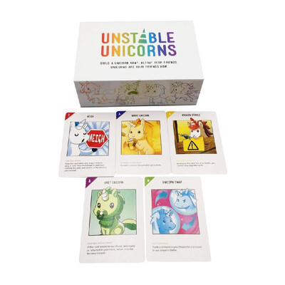 

Unstable Unicorns Kickstarter Exclusive Cards Game Party Play Cards A Card Game for Kids
