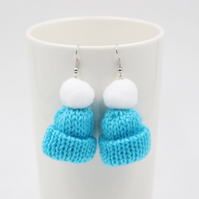 

Cute Cap Drop Earrings for Girl Christmas Gift Dangle Earrings
