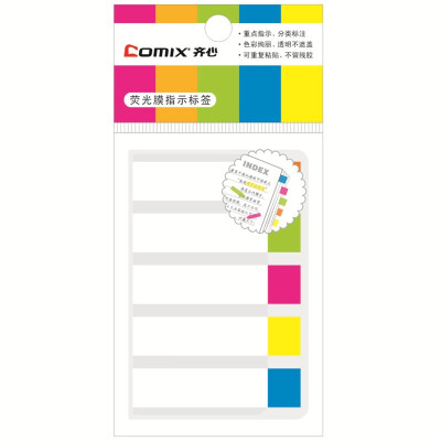 

COMIX fluorescent indicator label notes stickers D6018