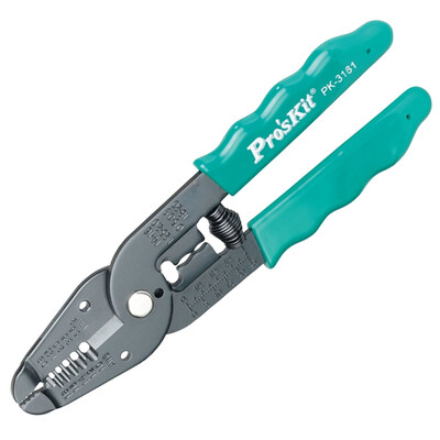 

Pro Tools Pro&39skit 8PK-3161 7-in-1 Scissors Crimping Tool 09 55mm² Wire Stripping Tool