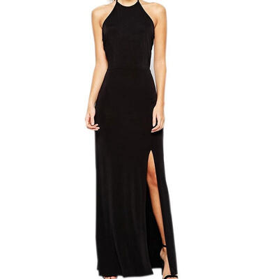 

Buenos Ninos Womens Chiffon Dress Wrap Crossover Neck Split Side Cocktail