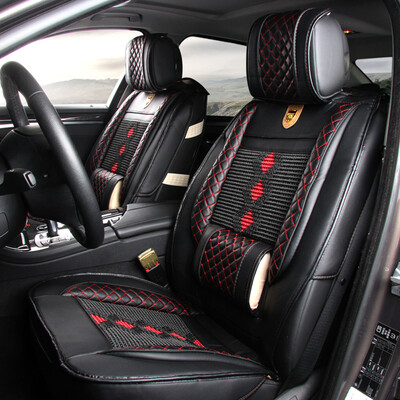 

BOLISH Five Four Seasons General Motors Cushion Car Seat Cushion All Surrounded by Environmentally Friendly Breathable Car Seat Cover Car Seat Seat Car Cushion Cover Standard Gentleman Black