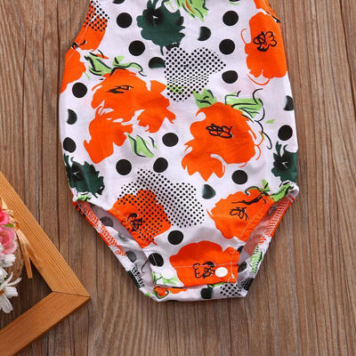 

Newborn Baby Girls Floral Romper Bodysuit Jumpsuit Outfits Sunsuit Clothes US