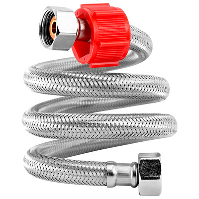 

Haili HaiLi bathroom accessories 304 stainless steel braided water hose high pressure explosion-proof inlet pipe basin water heater toilet pipe hot&cold universal 500cm