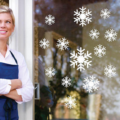 

Snowflakes wall decal window vinyl sticker Mural Art holiday Christmas Decor DIY
