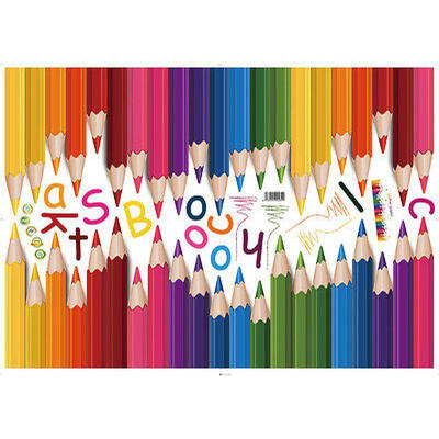 

Removable Colorful Pencil Wall Sticker Back To School Words Art Mural Room Decor
