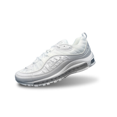 

Nike Air Max 98 Gundam Running ShoesOutdoor Sneakers Shoes White Breathable for Men 640744-106 40-45