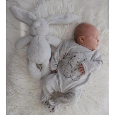 

Newborn Infant Baby Boy Girl Bunny Romper Bodysuit Jumpsuit Clothes Outfits