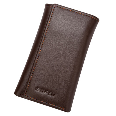 

Poker Multifunctional Key Bags Men&39s Zero Wallet Big Money Card Pack Head Layer Cowhide Korean Male Car Key Holder Black 716-001401