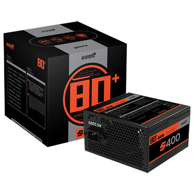 

Game Titan rated 400W 80 S400 power supply white card effect wide voltage 600mm long back line silent fan