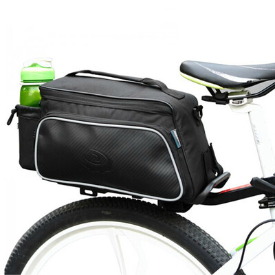 

Music-hyun 14154 bike bag mountain bike pack packs camel bag after the shelves package riding package tail car blue&white pattern
