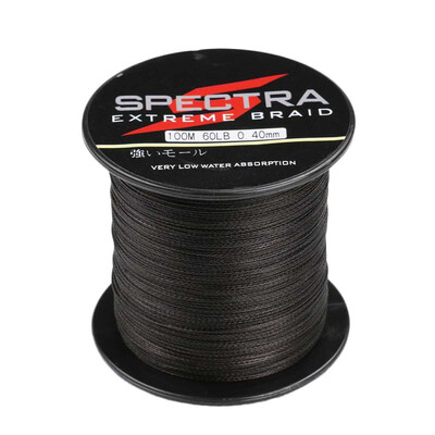 

100M-2000M 6LB-300LB Test Black 100%pe Dyneema Braided Fishing Line