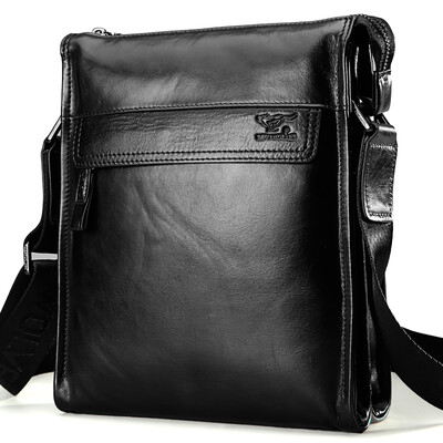 

Seven Wolves SEPTWOLVES Men&39s Shoulder Bag Messenger Bag Casual Leather Bag Fashion Shirt Business Briefcase Male Bag 1A1922042-01 Black