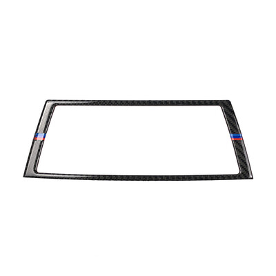 

Carbon Fiber Navigation Control Panel Frame Sticker Interior Navigation Control Panel Decorative Cover Trim For BMW E70 E71 X5 X6