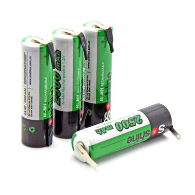 

Soshine 12V 2500mAh NiMH Rechargeable AA Battery with Nickel Belt