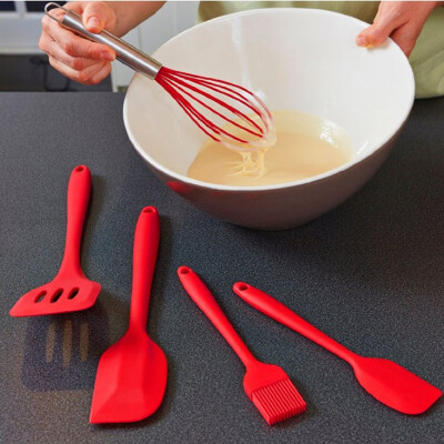 

5pcs/lot Baking Tool Kit Kitchen Tool Set Silicone Utensil kitchenware Set