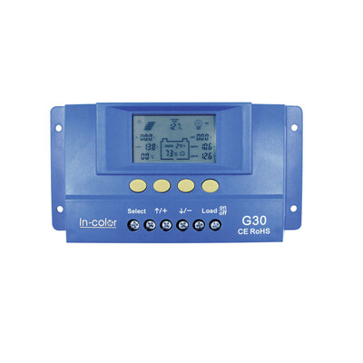 

12 24V 30A LCD Display PWM Solar Charge Controller