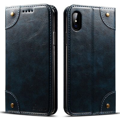 

New iPhoneXS Max Mobile Phone Case Apple Flip Multi-function Card Protective Case