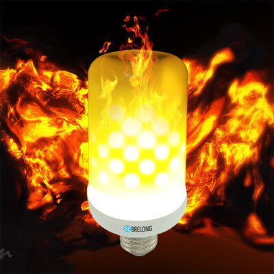 

BRELONG E27 LED Flame Effect Fire Light Bulbs 2835 x 99SMD AC85 - 265V