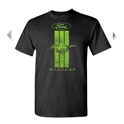 

Green Stripe Ford Mustang Pony - Mens Cotton T-Shirt