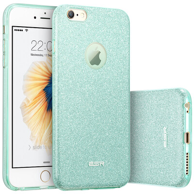 

ESR iPhone6 ​​ 6s Mobile Phone Cases Cases 47inch Apple 6 6s Mobile Phone Cases Flashing Pink Drop Protection Soft Shell Makeup Series Coral Green