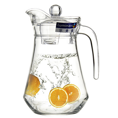 

【Jingdong Supermarket】 Le Meiya Luminarc 1.3 liter glass kettle cold water cup drink fruit juice teapot duck mouth type single loaded