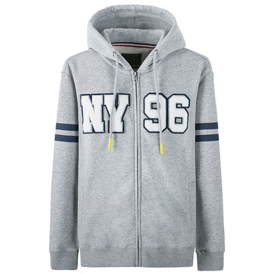 

Semir Jacket Men's Hooded Colors Stickers Embroidered Sweater Jacket Korean Trends 10315081007 Chinese Red L
