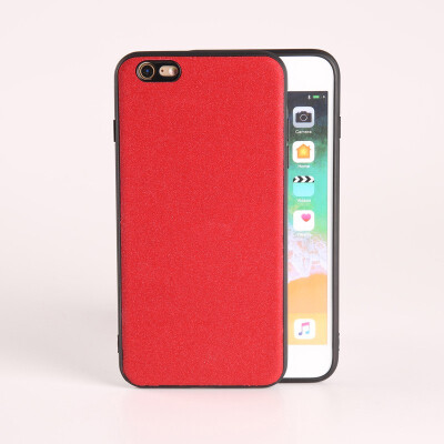 

mobile phone case for iPhone X Xs Max covered frosted reflective PU leather soft TPU silicone case for iPhone 6 6S