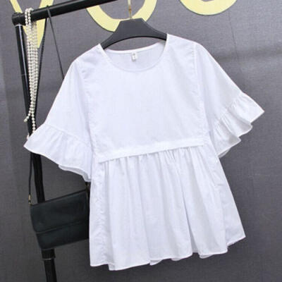 

Fashion Womens Loose Tops Tee Short Sleeve Shirt Summer Blouse Loose T-shirt Hot