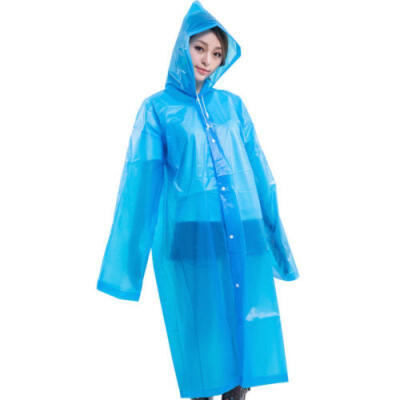 

Fashion Clear See Through Raincoat Transparent design RAIN COAT EVA Outdoor