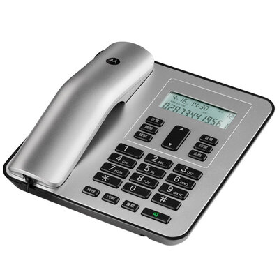 

Motorola (Motorola) CT310C Веревка фиксированной телефонной линии Caller ID без батареи в европейском стиле моды большой экран проводной домашний офис бизнес стационарный (белый)