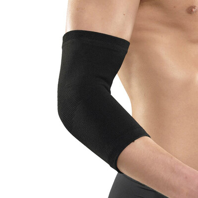 

LAC breathable sports elbow basketball arm soccer badminton bracelet arm arm black single loaded M code
