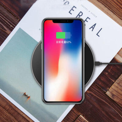 

Qi Wireless Charger Slim Charge Pad For Samsung Note 8 S8 iPhone X 8 Plus