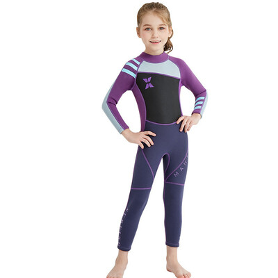 

NeillieN Children diving suitKids Diving Suit 25MM conjoined female diving suitOne Piece Long Sleeves Diving Wetsuits Boys