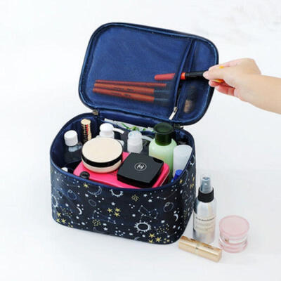 

Travel Cosmetic Makeup Bag Toiletry Case Hanging Pouch Wash Organizer Storage