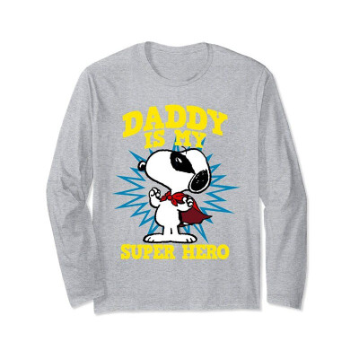 

Daddy is my super hero Snoopy Long Sleeve T-shirt