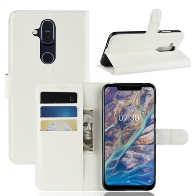 

for Nokia 71 Plus WIERSS Wallet Phone Case for Nokia X7 for Nokia 71 Flip Leather Cover Case Etui Fundas