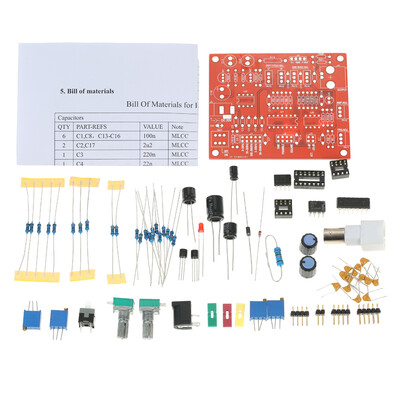 

High Precision FG8038ICL8038 Function Signal Generator Module DIY for SquareTriangleSine Wave Output 3Hz-300kHz Adjustable Fre