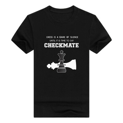 

Chess Pieces T-Shirt Funny Checkmate Quote Gift Tee
