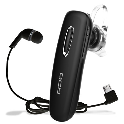 

QCY J02S Business Bluetooth-гарнитура Bluetooth 4.1 Беспроводная гарнитура Универсальный черный вкладыш