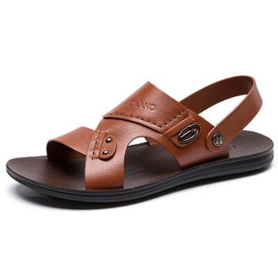 

Aokang Aokang casual personality open-toe sleeve comfortable fashion men&39s sandals beach shoes 165612323 yellow brown 43 yards